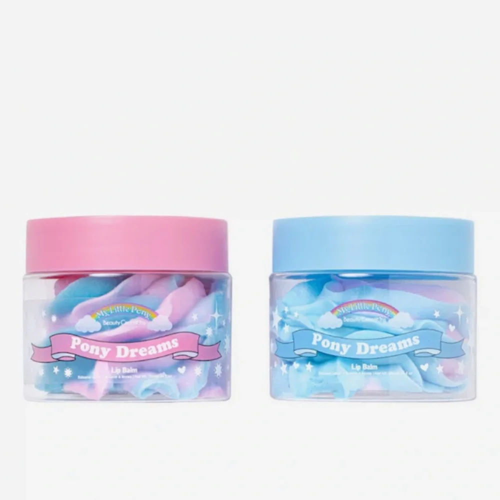 (1)LIMITED My little pony Lip balm (blue strawberry) (pink cotton candy) - Picture 1 of 3